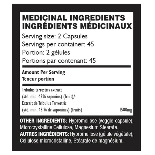 Pakd Sports Nutrition Tribulus 1500, 90 Capsules - Image 2