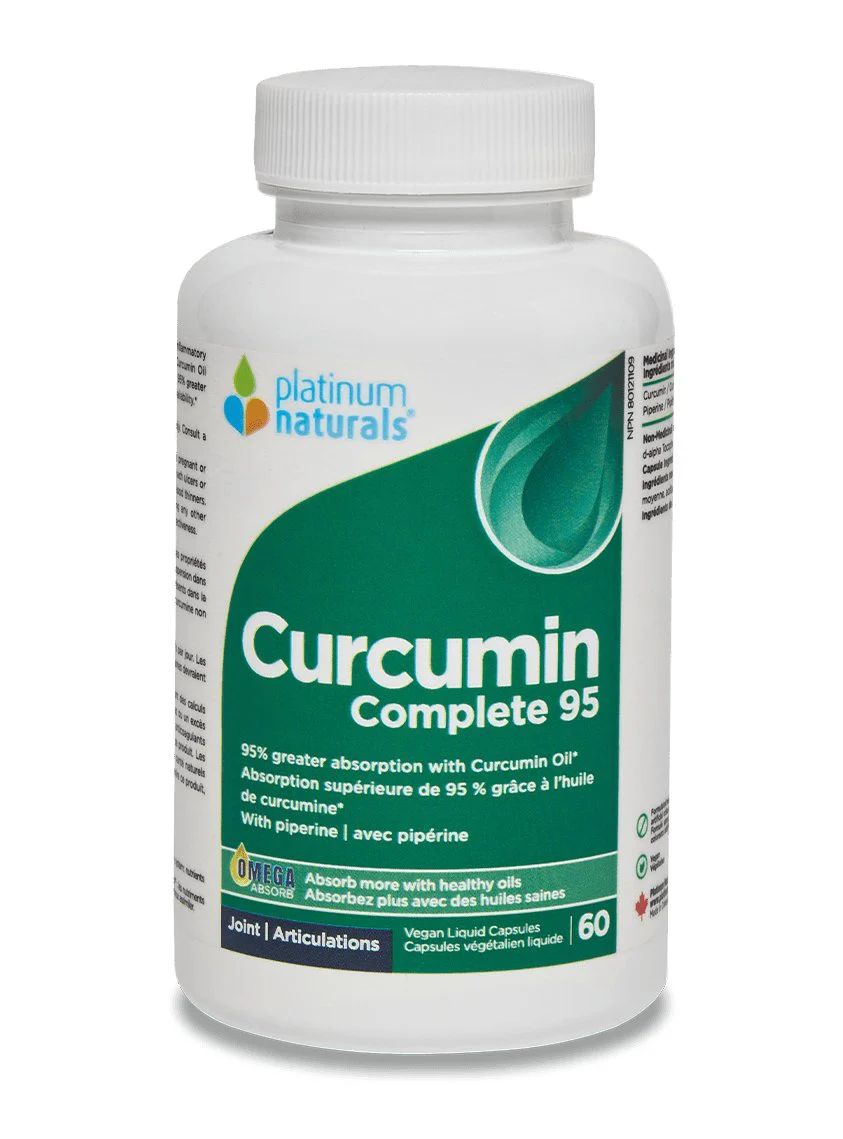 Platinum Naturals Curcumin Complete 95 60 Vegan Liquid Capsules