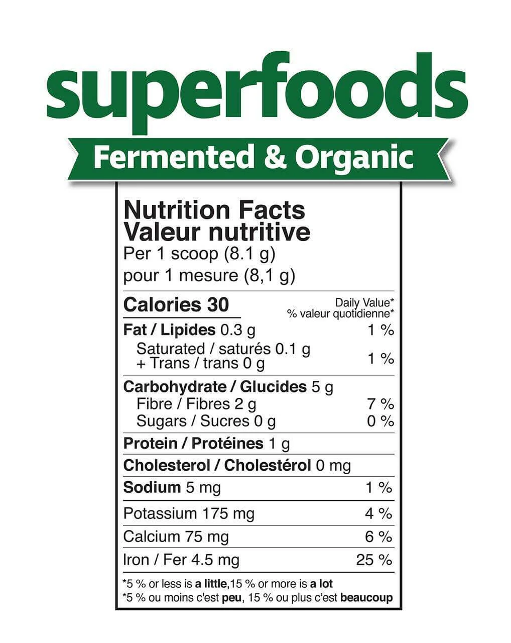 Prairie Naturals Fermented Organic Superfoods 150 Grams Powder - Image 2