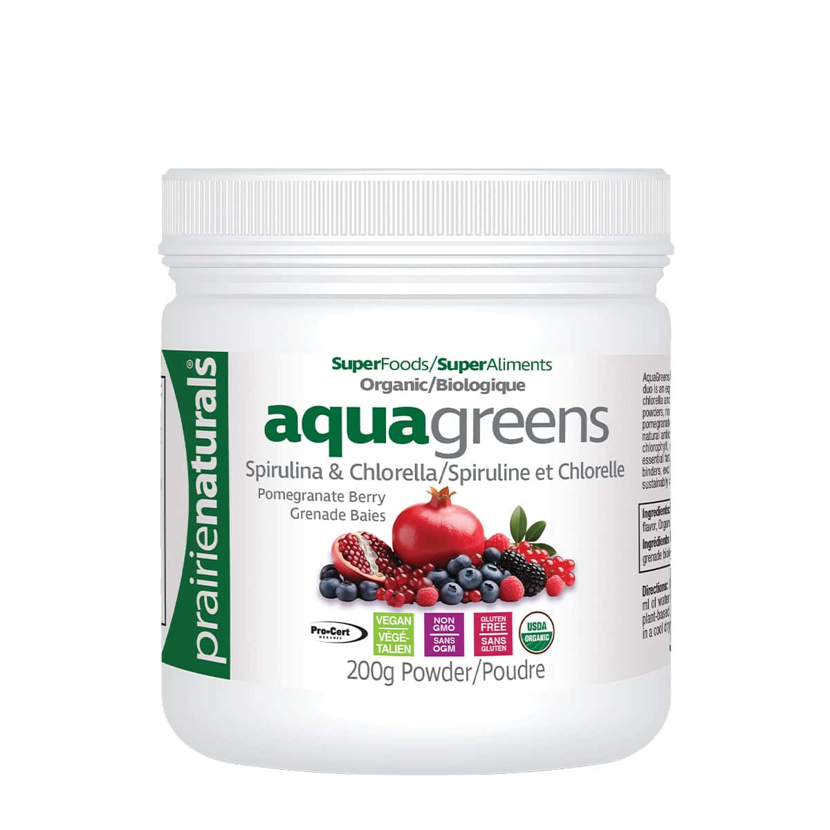 Prairie Naturals Aqua Greens 200 Grams Powder - Image 2