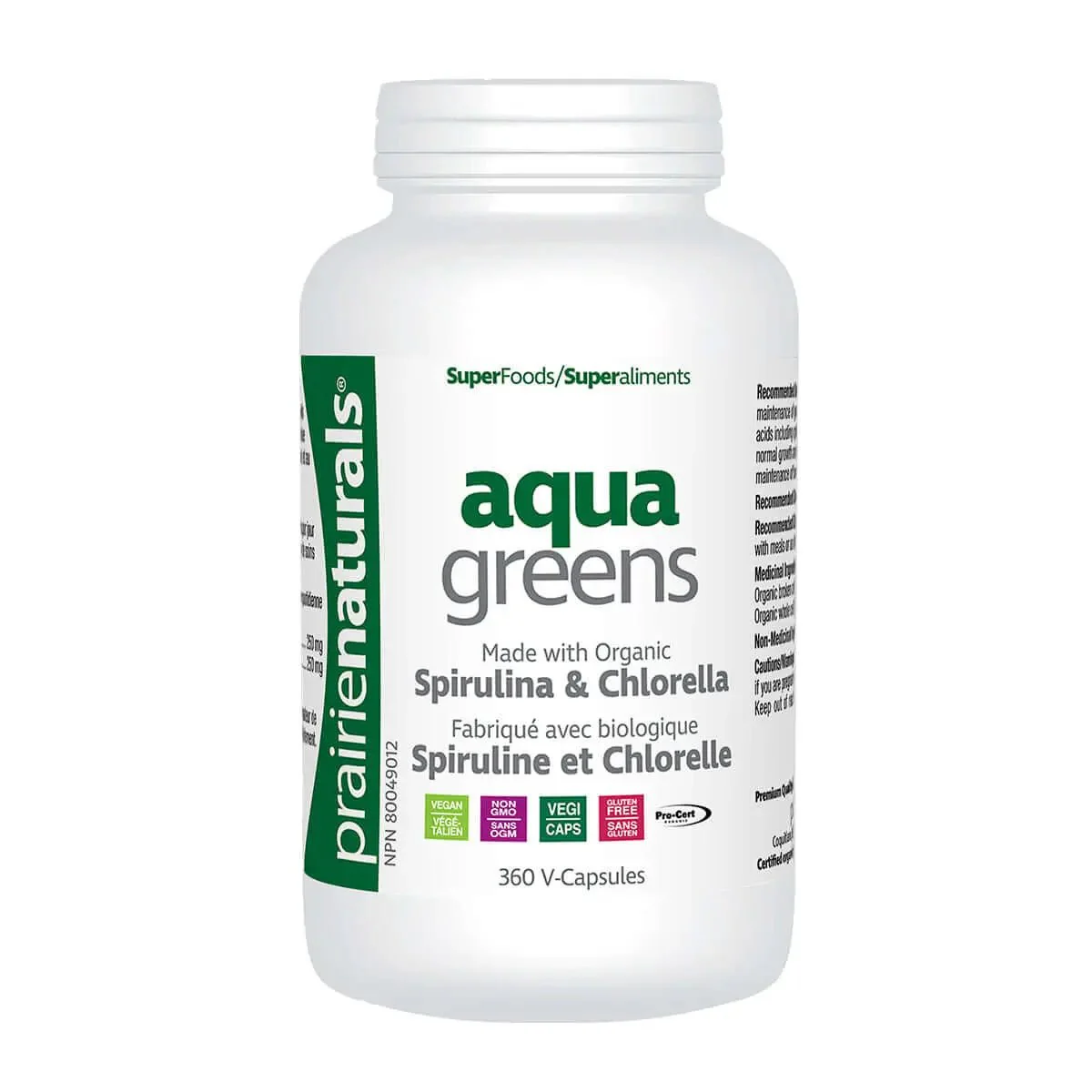 Prairie Naturals Organic Aqua Greens - Image 2