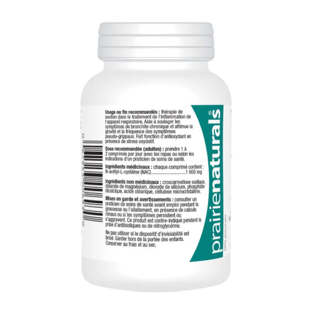 Prairie Naturals NAC 1000 mg 60 Caplets - Image 3