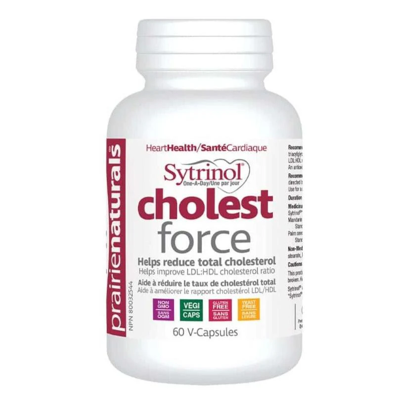 Prairie Naturals Sytrinol® Cholest-Force 60 Veg Capsules