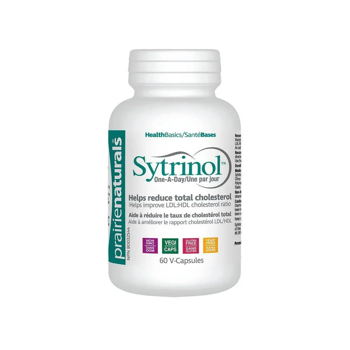 Prairie Naturals Sytrinol® Cholest-Force 60 Veg Capsules - Image 2