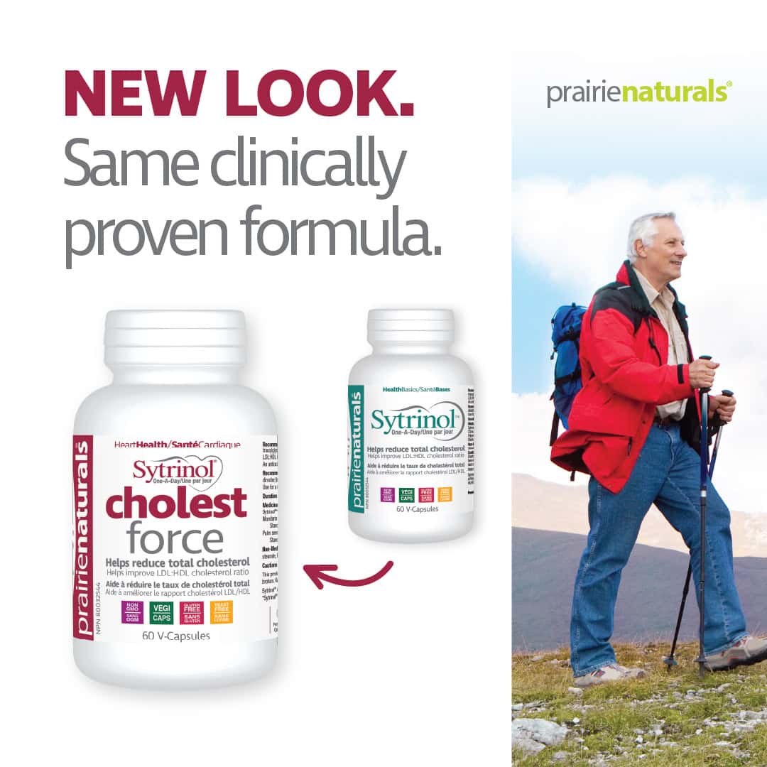 Prairie Naturals Sytrinol® Cholest-Force 60 Veg Capsules - Image 3
