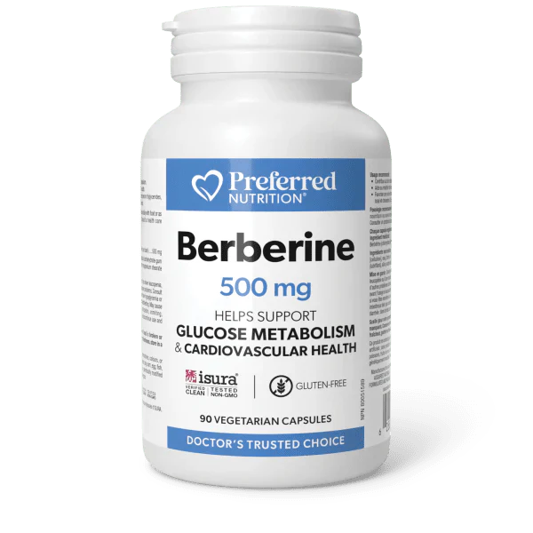 Preferred Nutrition Berberine 90 Veg Capsules