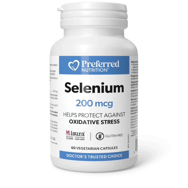 Preferred Nutrition Selenium, Selenomethionine 60 Veg Capsules