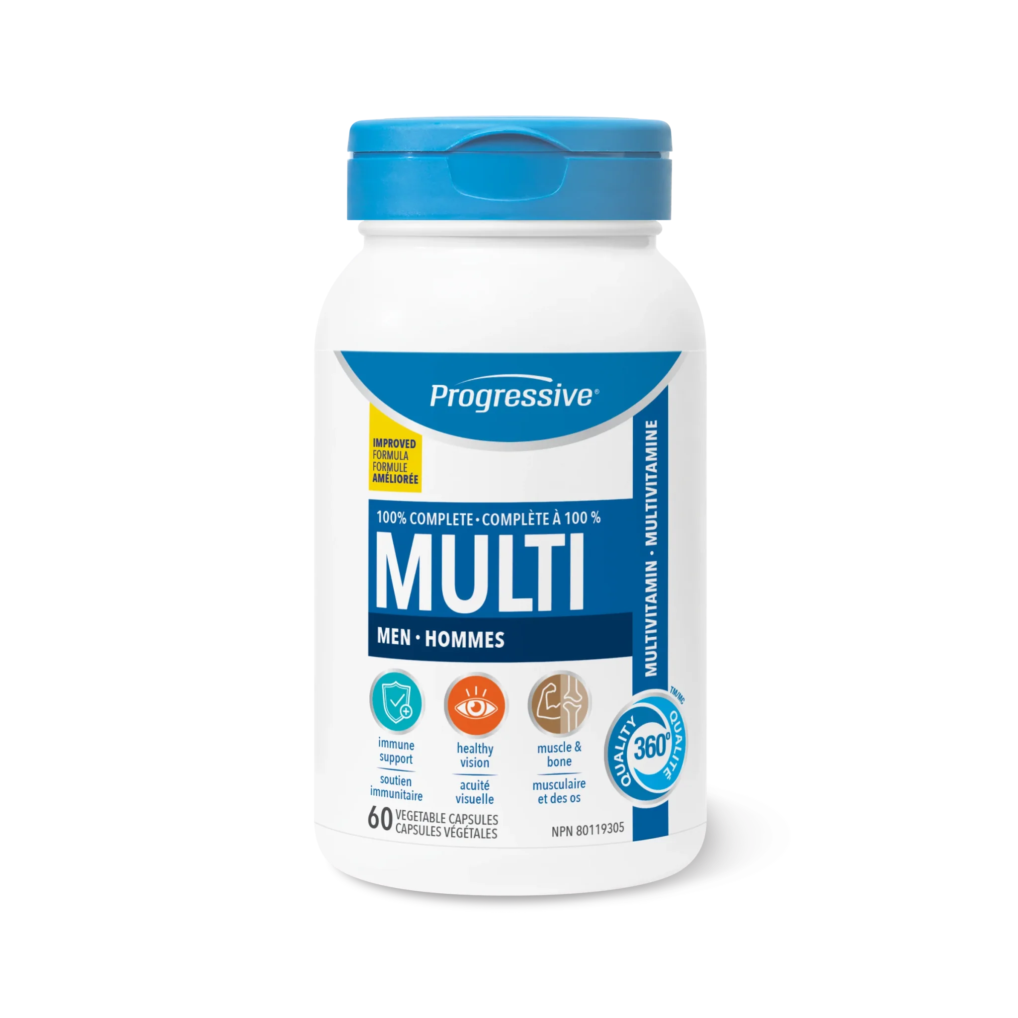Progressive Multi for Adult Men 60 Veg Capsules