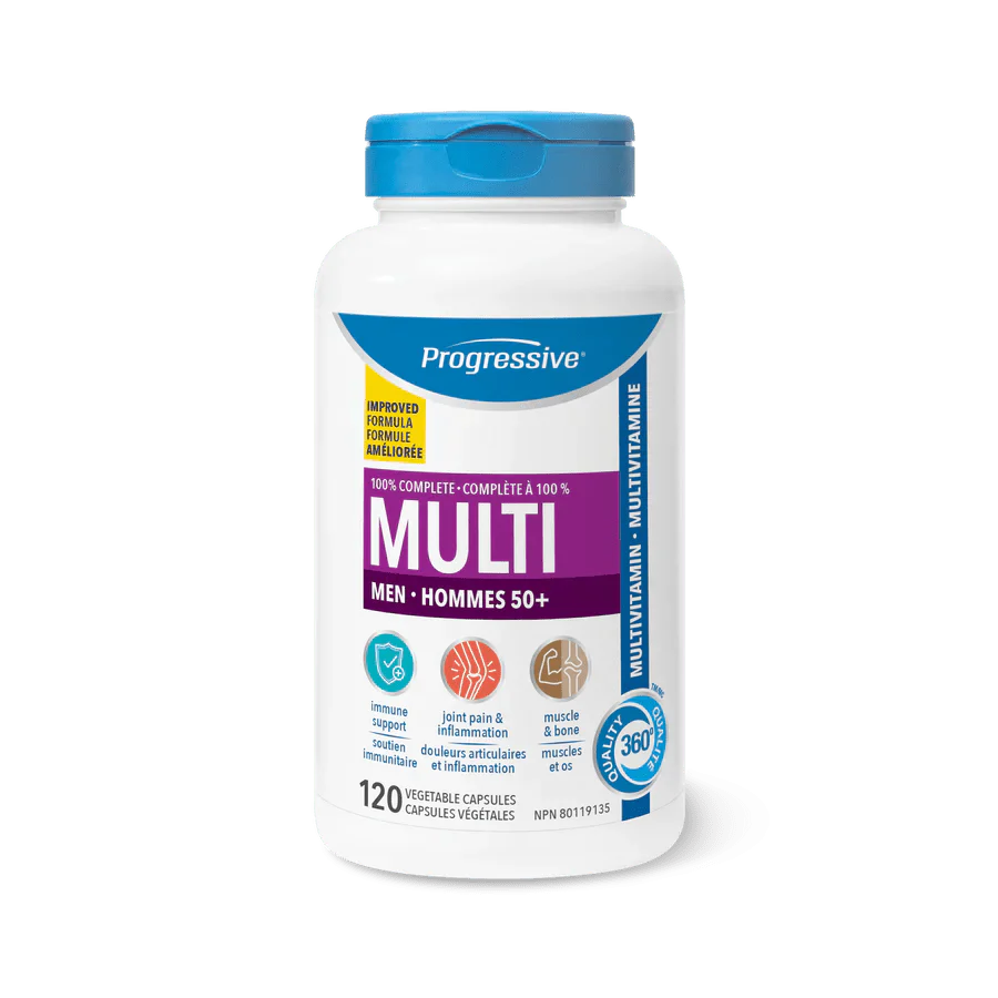 Progressive Multi for Men 50+ 120 Veg Capsules