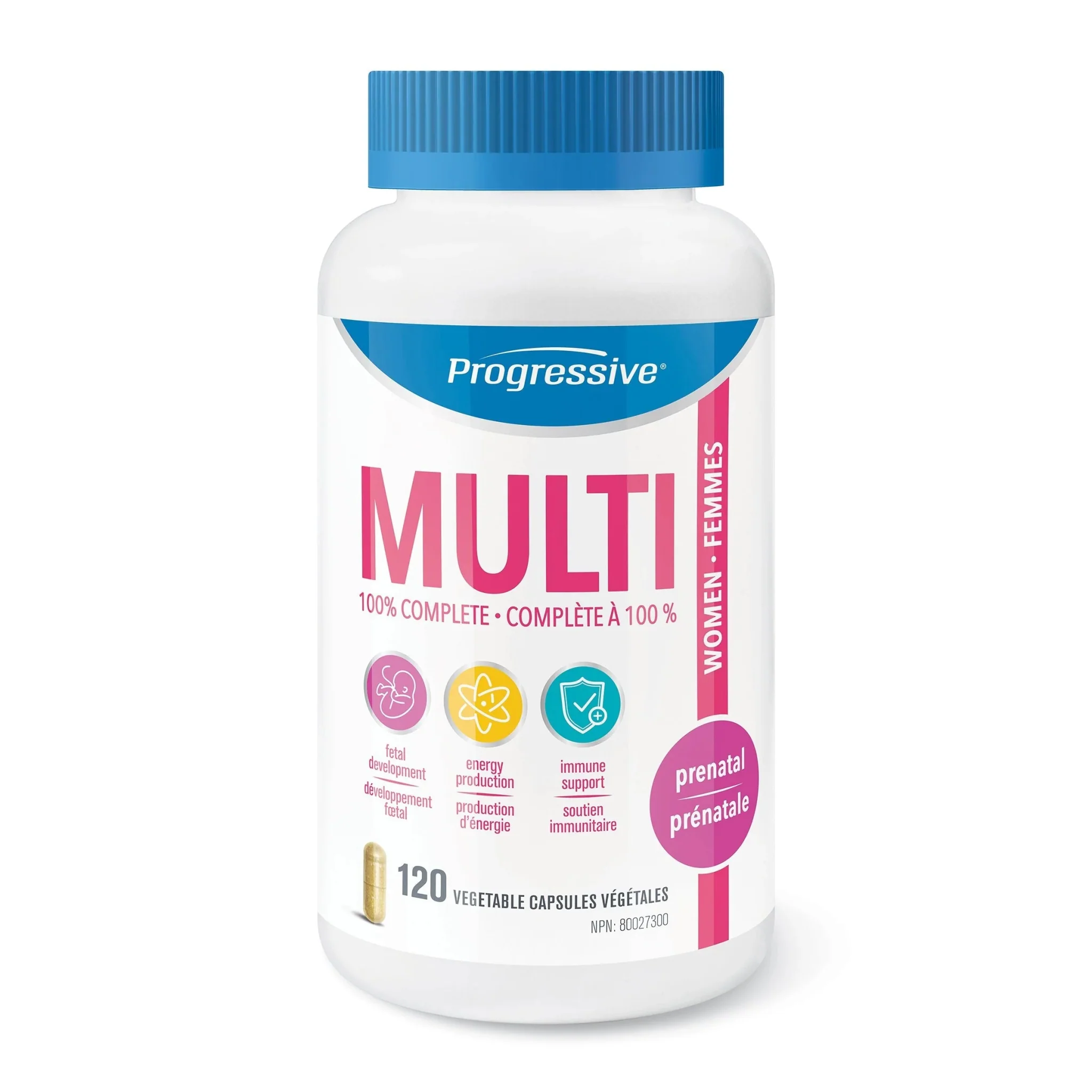 Progressive Multivitamins for Prenatal Women 120 Veg Capsules