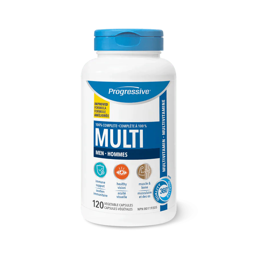 Progressive Multi for Adult Men 120 Veg Capsules