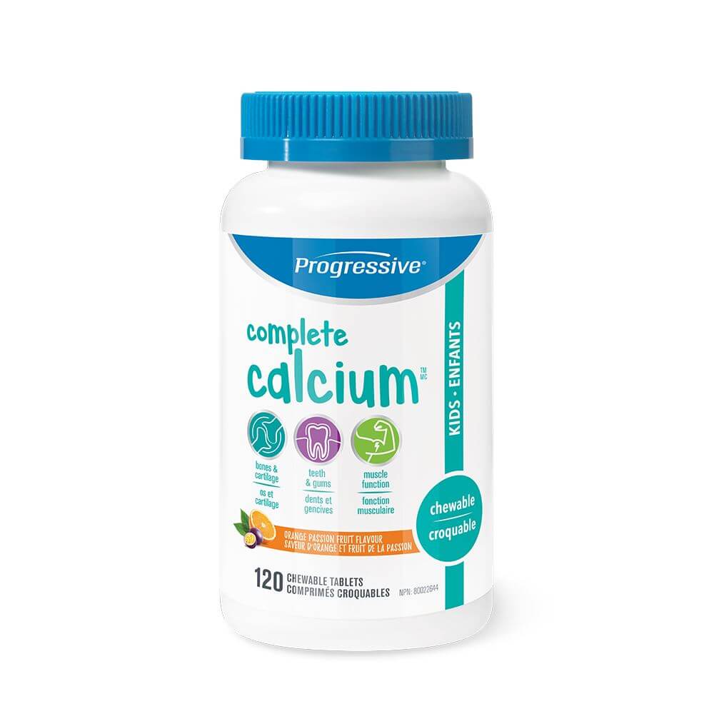 Progressive Complete Calcium for Kids 120 Chewable Tablets