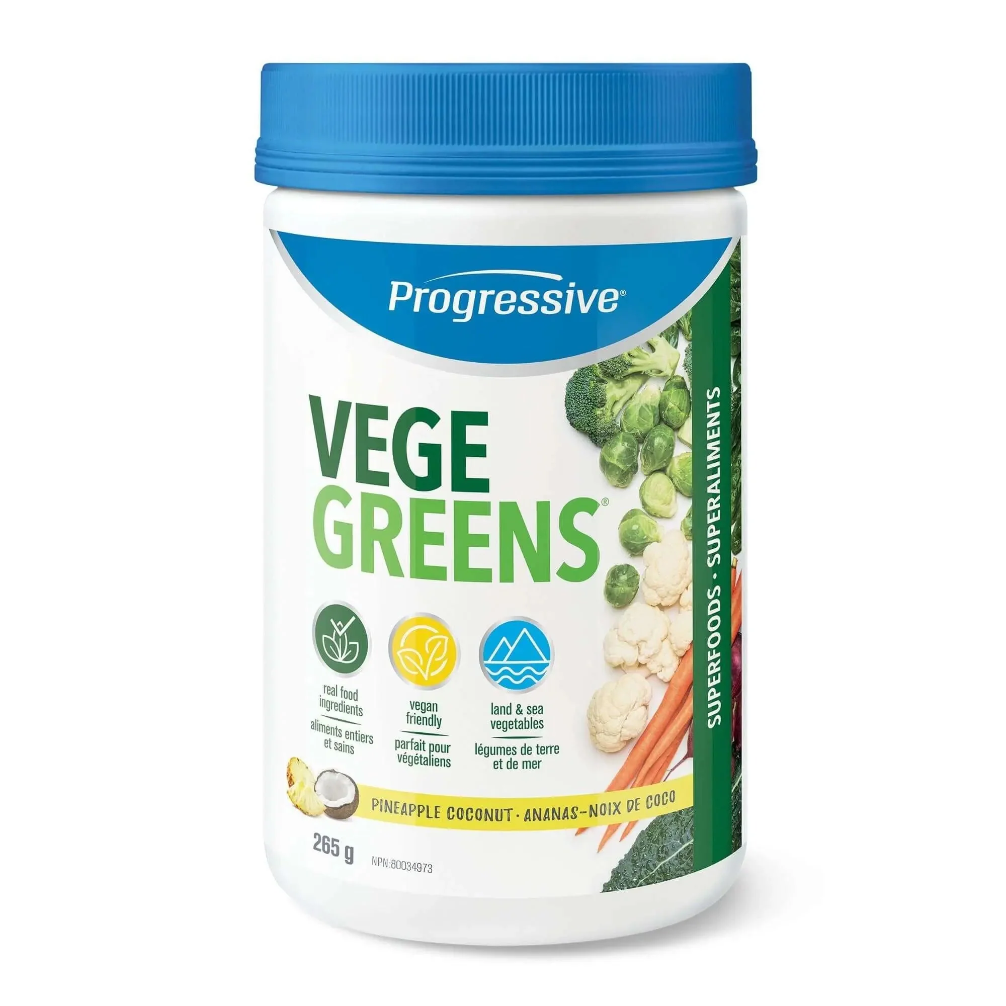 Progressive VegeGreens Pineapple Coconut Powder - Image 6