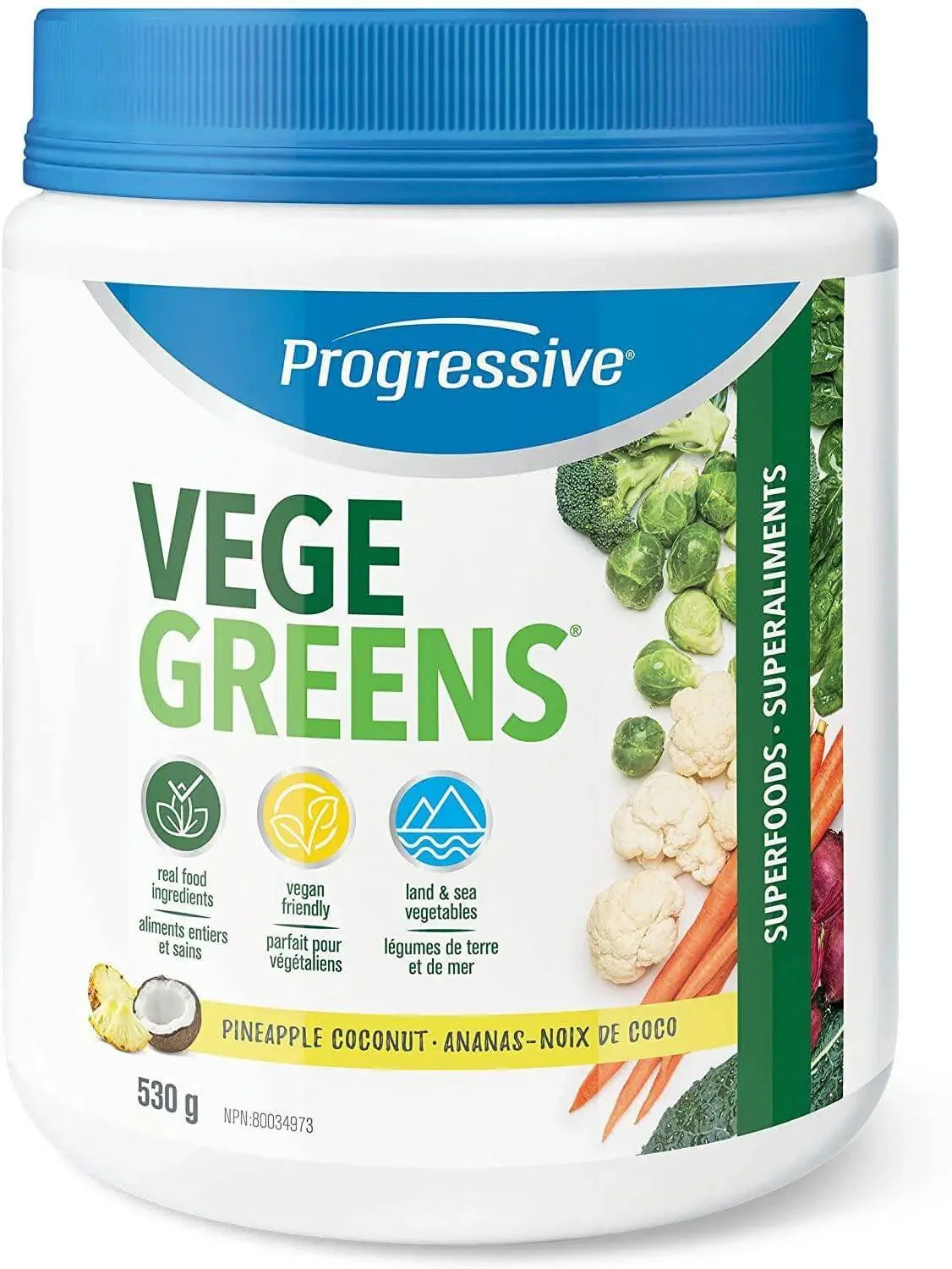 Progressive VegeGreens Pineapple Coconut Powder - Image 7