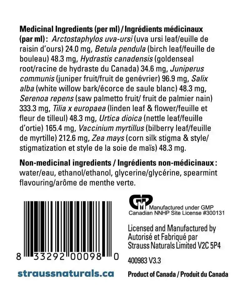 Strauss Prostate Drops™ - Prostate Support Supplement 100mL - Image 2