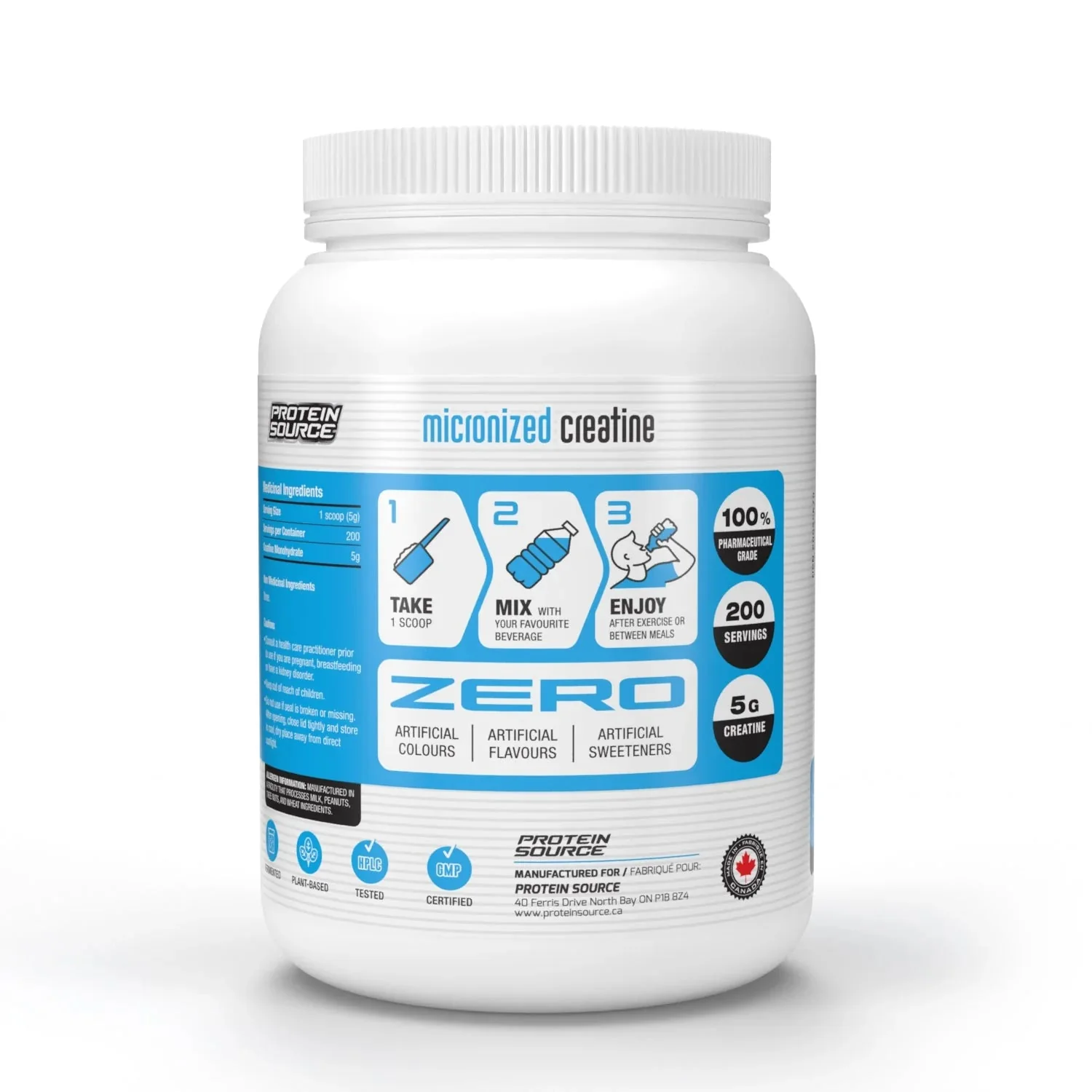 Protein Source Micronized Creatine Monohydrate 1,000 Grams - Image 2