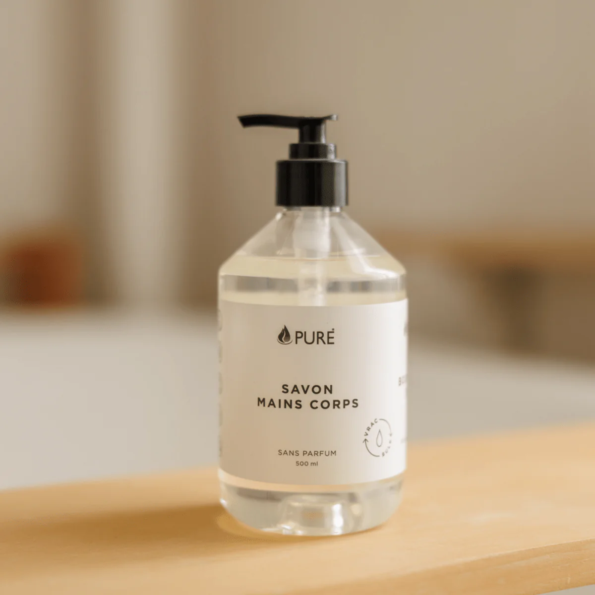Pure Body & Hand Soap 500mL, Fragrance-Free