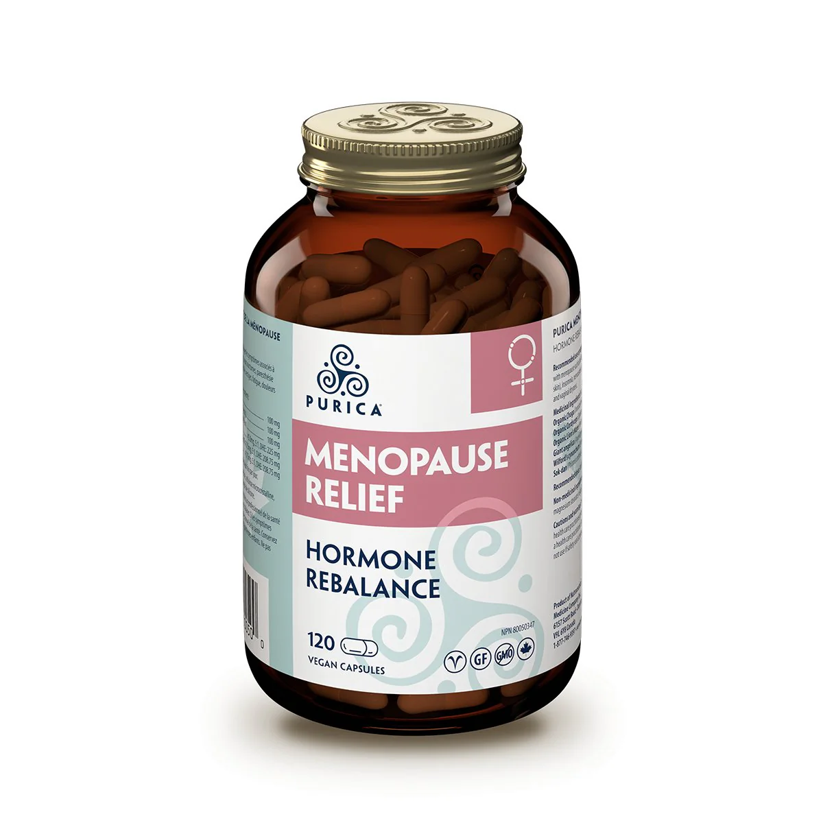 Purica Rebalance Menopause Relief 120 Veg Capsules - Image 2