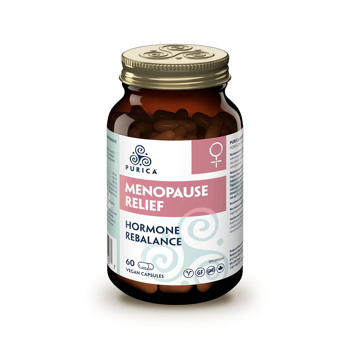 Purica Rebalance Menopause Relief 60 Veg Capsules