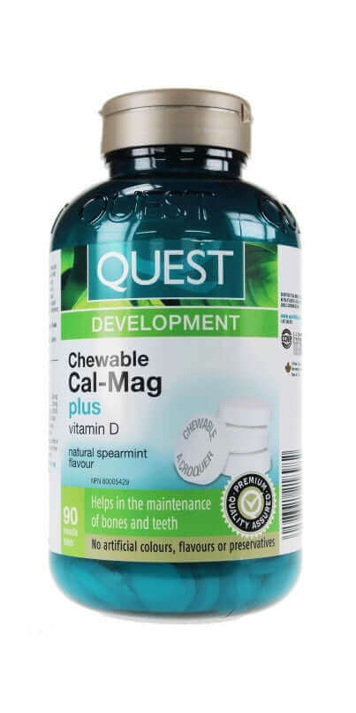 Quest® Cal-Mag Plus 90 Chewable Tablets