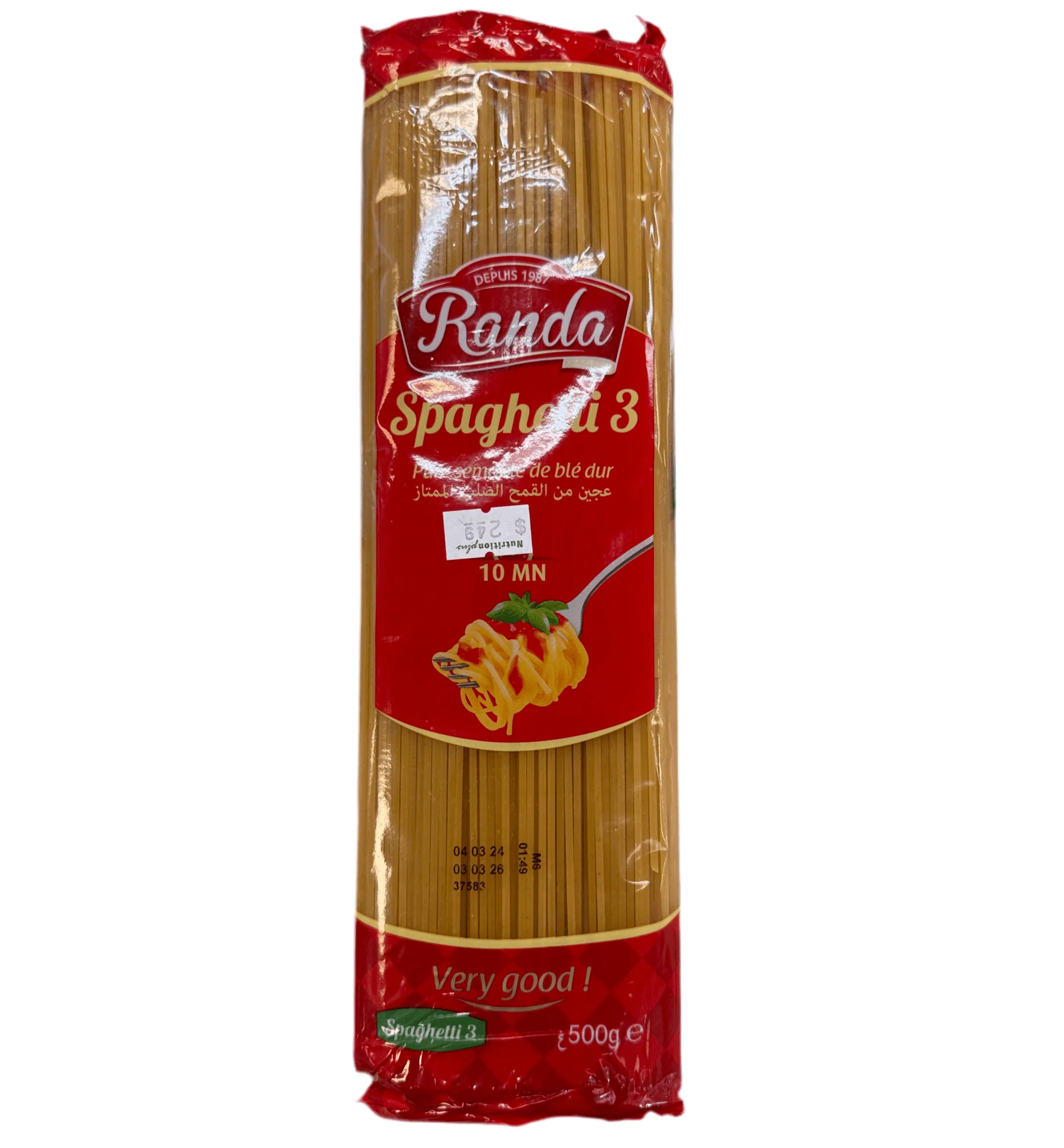 Randa Pasta Spaghetti 500 Grams