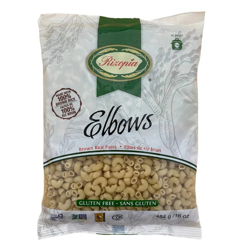 Rizopia Pasta Brown Rice Elbows 454 g
