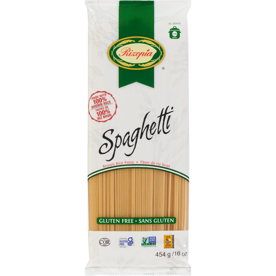 Rizopia Pasta Brown Rice Spaghetti - 454 g