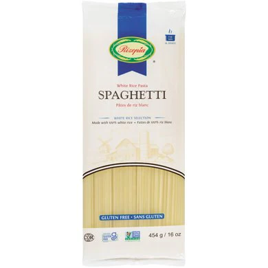 Rizopia Pasta White Rice Spaghetti 454 g