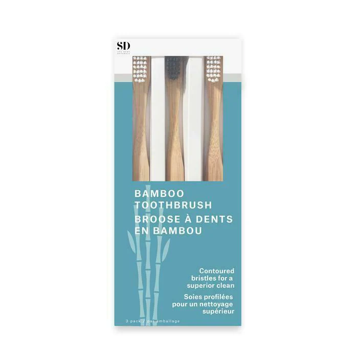 SD Naturals Natural Bamboo Toothbrush - 3 PK - Image 2