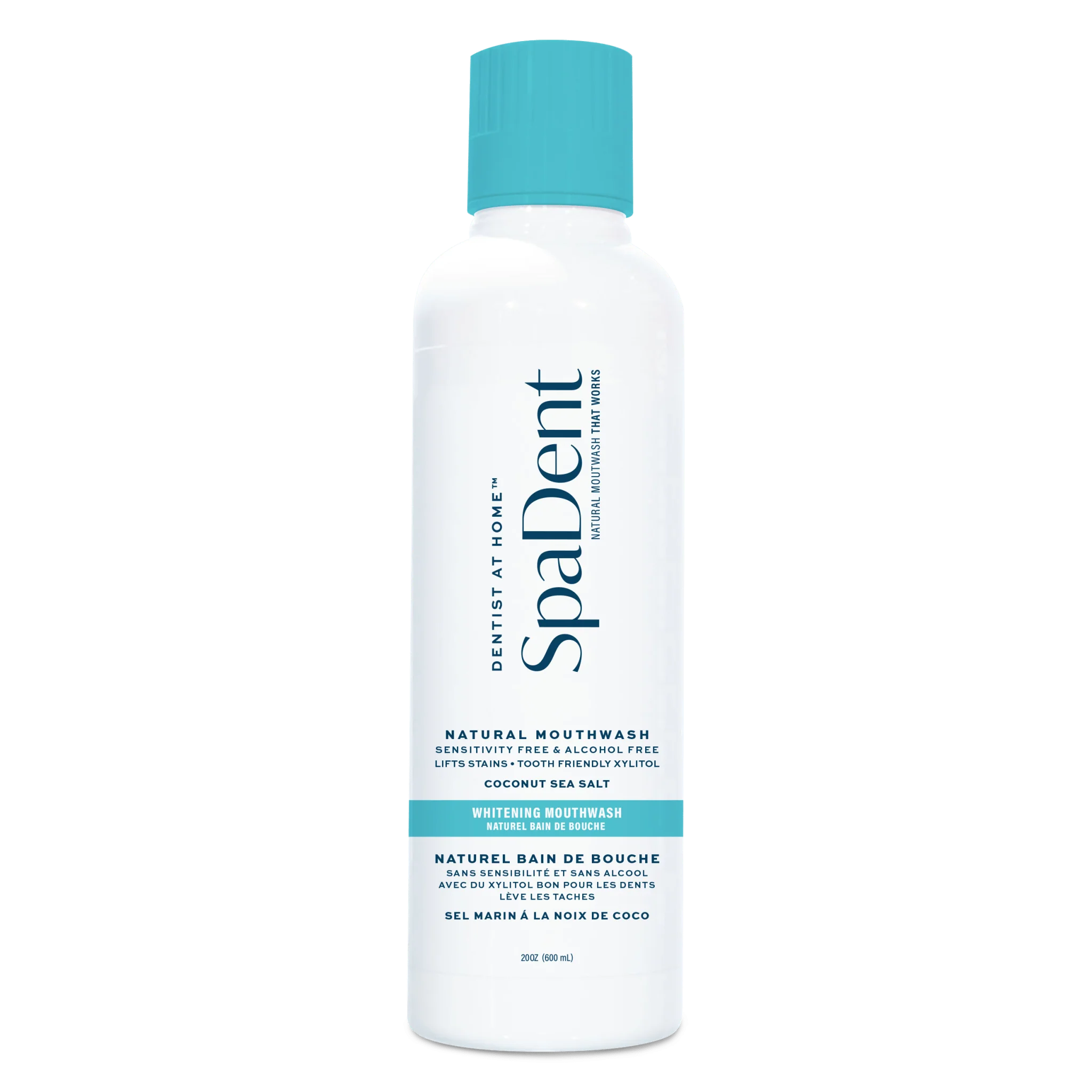 SD Naturals Whitening Mouthwash 600mL, Coconut & SeaSalt