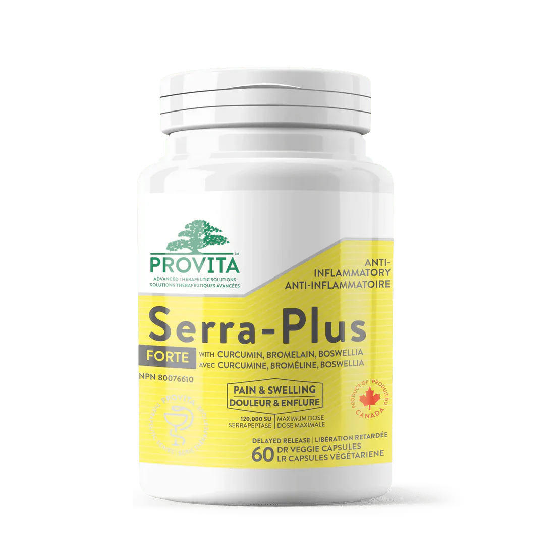 Serra-Plus Forte 60 Veg Capsules