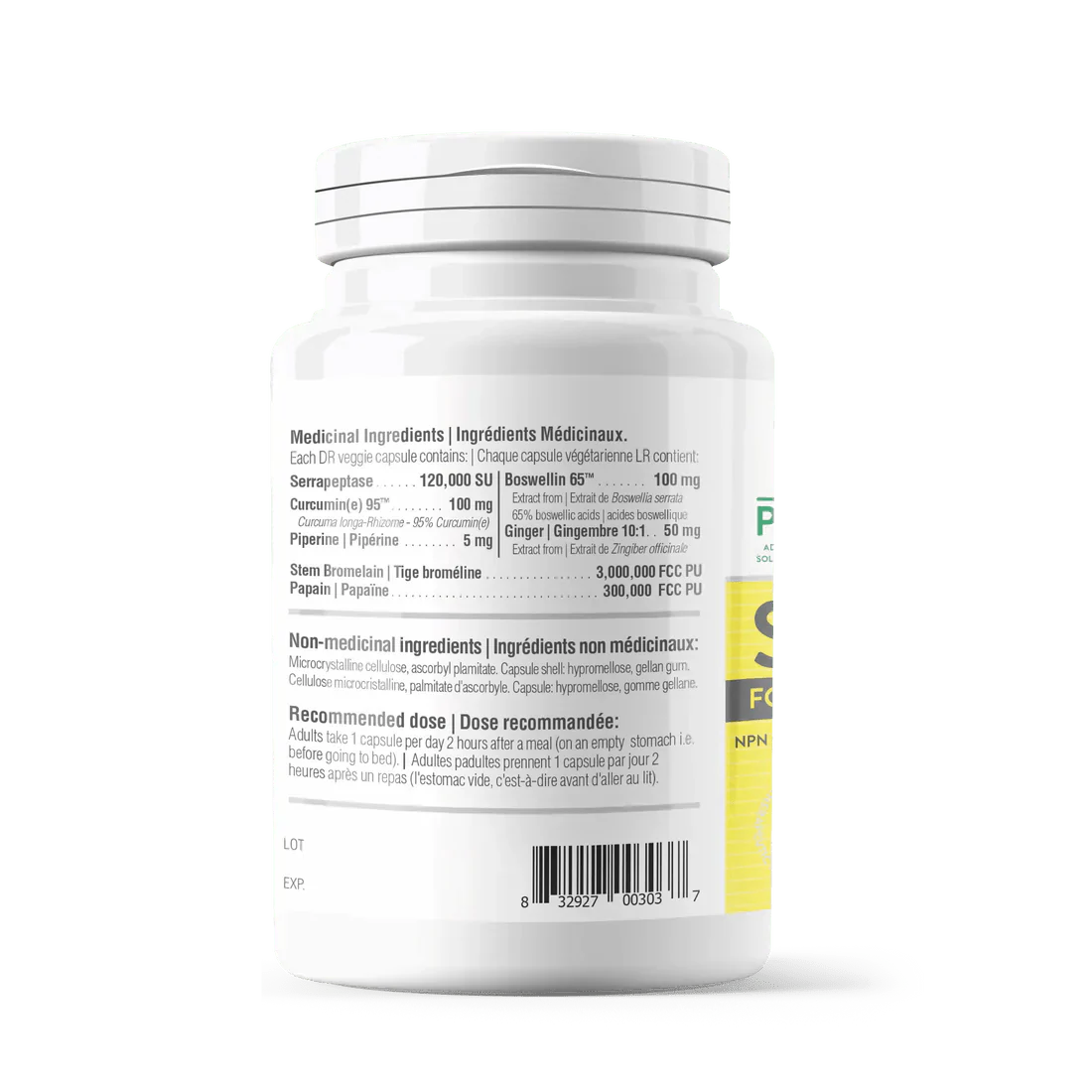Serra-Plus Forte 60 Veg Capsules - Image 2