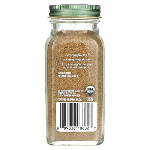 Simply Organic Coriander 65 Grams - Image 2