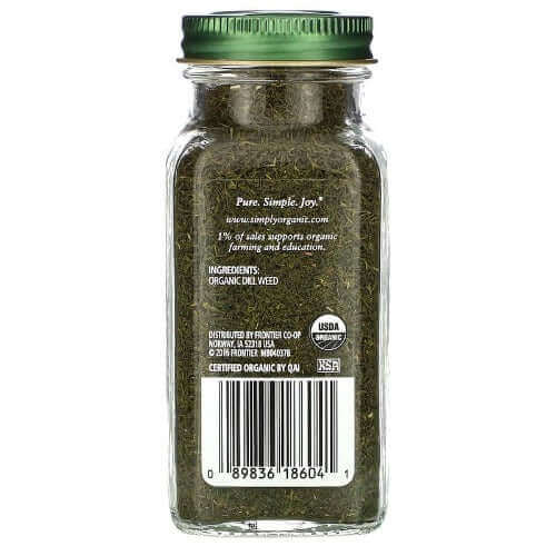Simply Organic Dill Weed 23 Grams - Image 2