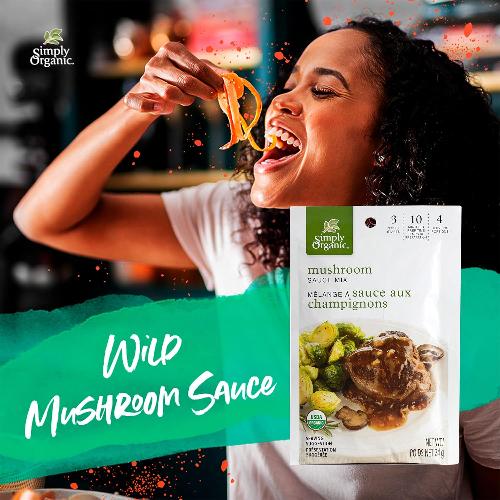 Simply Organic Mushroom Sauce Mix 24 Grams - Image 3