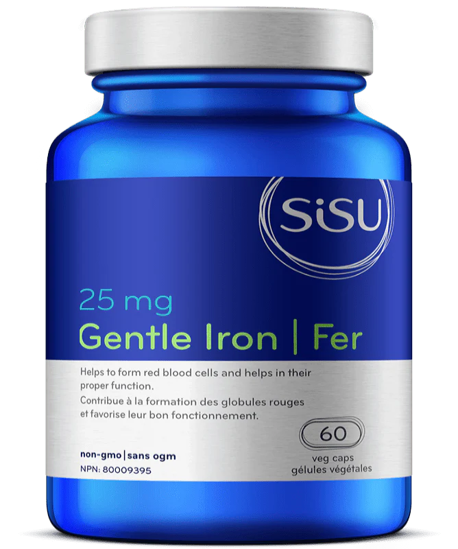 Sisu Gentle Iron 25mg 60 Veg Capsules