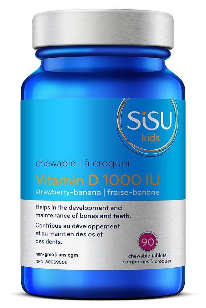 Sisu Kids’ Vitamin D3 90 Chewable Tablets