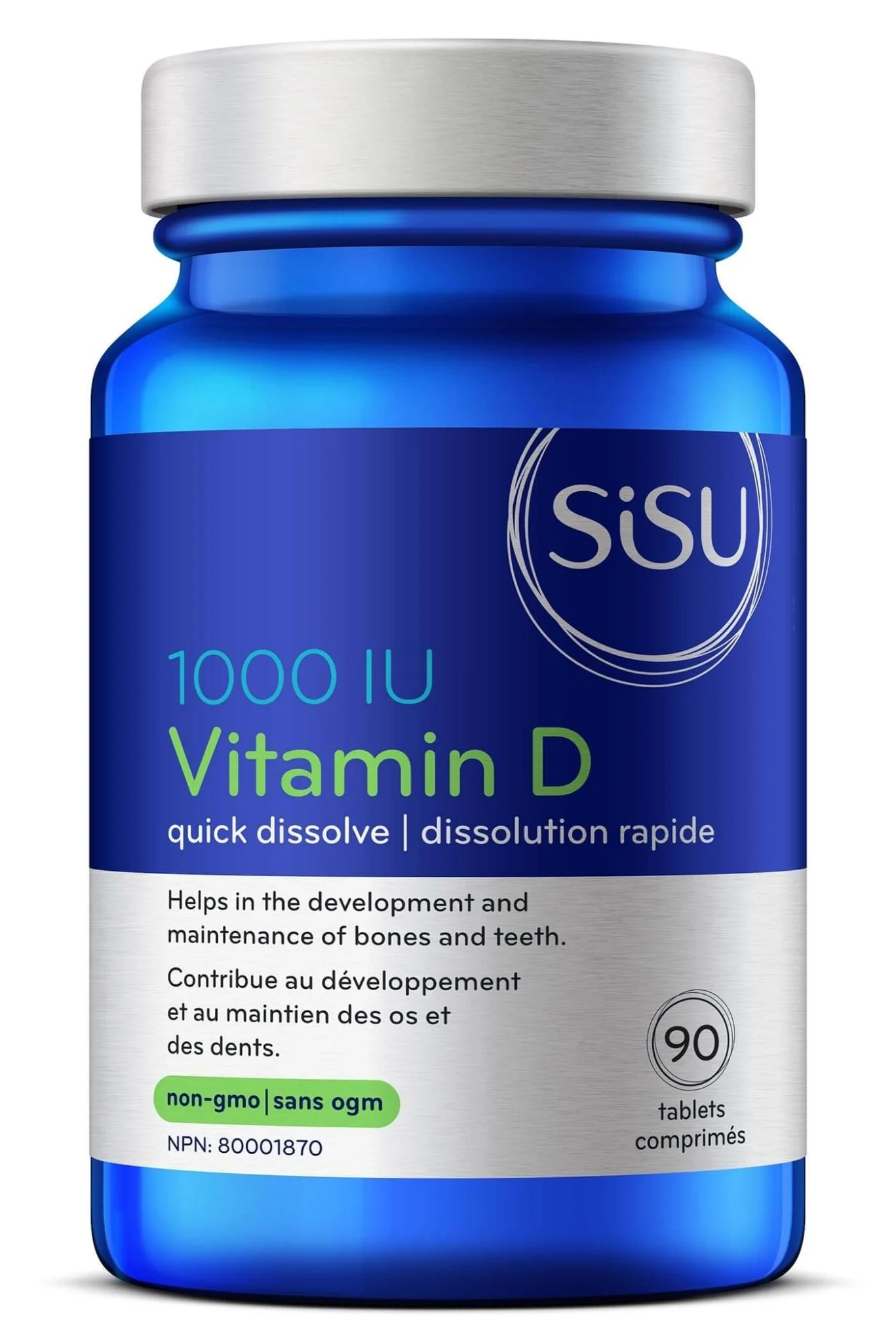 Sisu Vitamin D3 1000 IU Tablets
