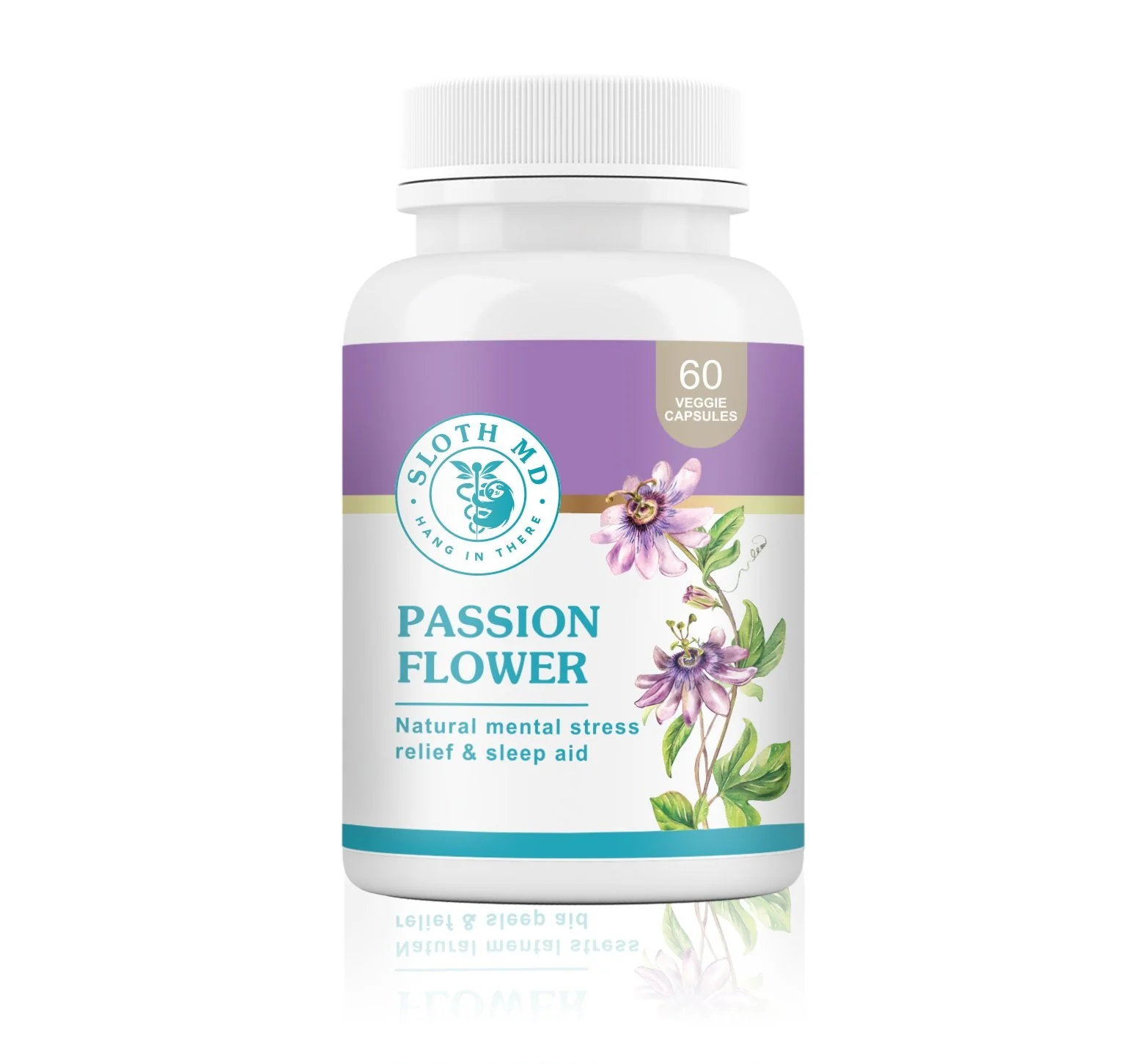 Sloth MD Passion Flower 60 Veg Capsules