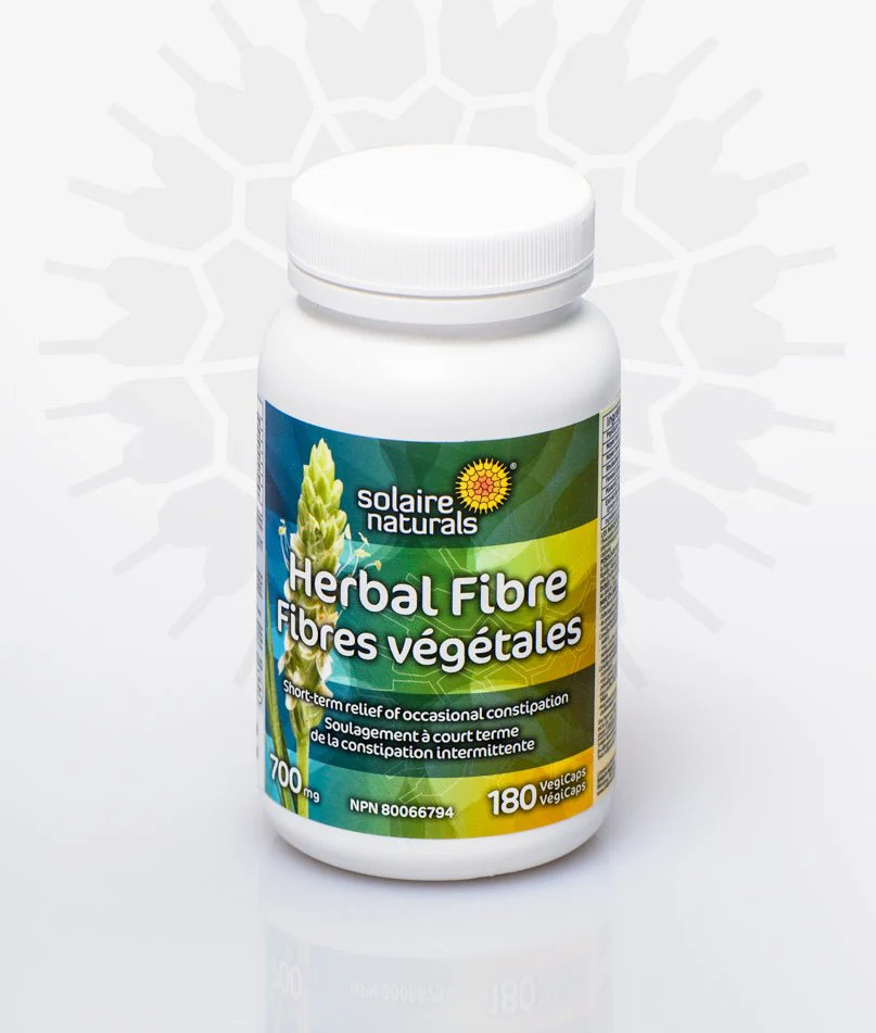 Solaire Naturals Solaire Naturals Herbal Fibre 700mg 180 Veg Capsules