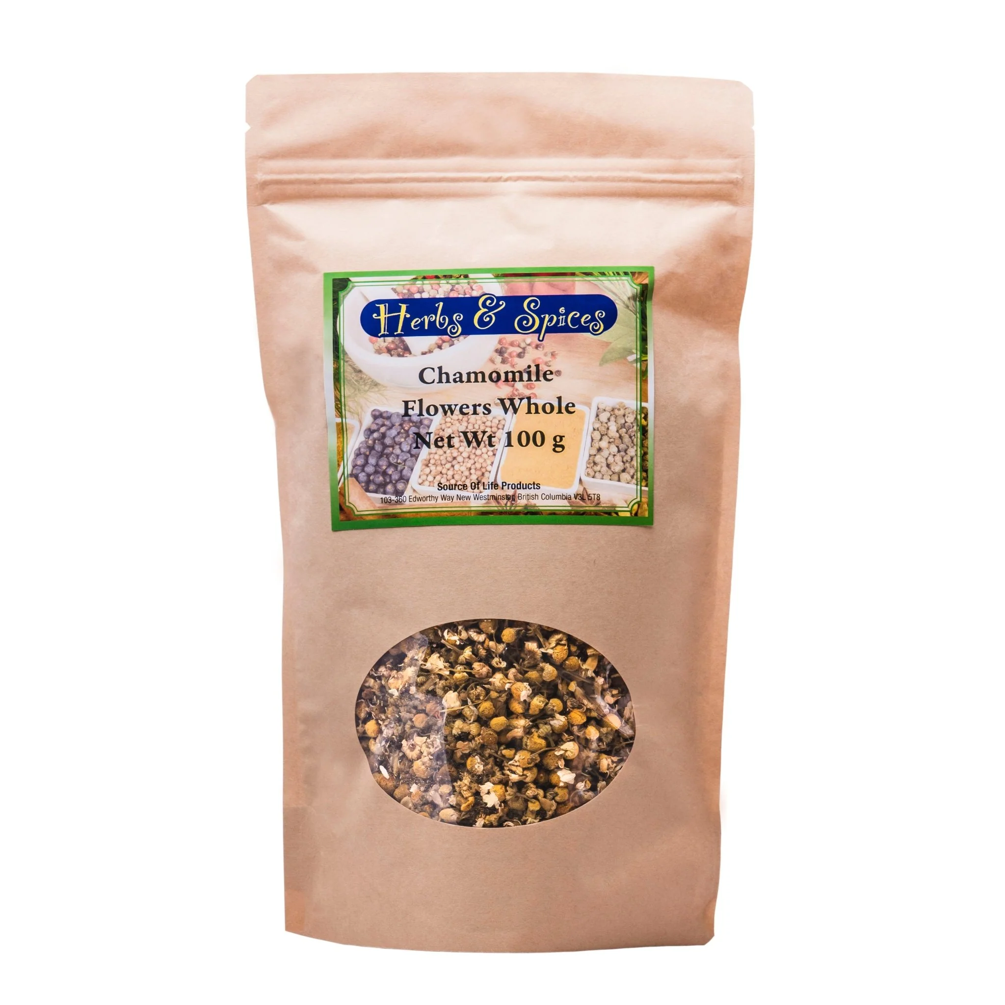 Source of Life Chamomile Flower Whole 100 Grams
