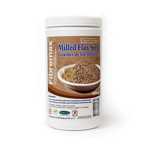 Organic Cold Milled Ground Flax Seeds - Prairie Grown, 454 Grams