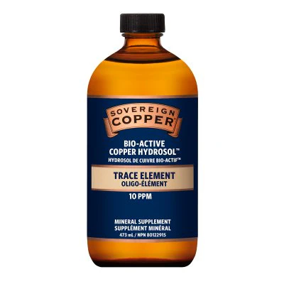 Sovereign Copper Bio-Active Copper Hydrosol Liquid 10PPM 236mL