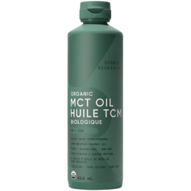 Sports Research Organic MCT Oil Keto C8 414mL