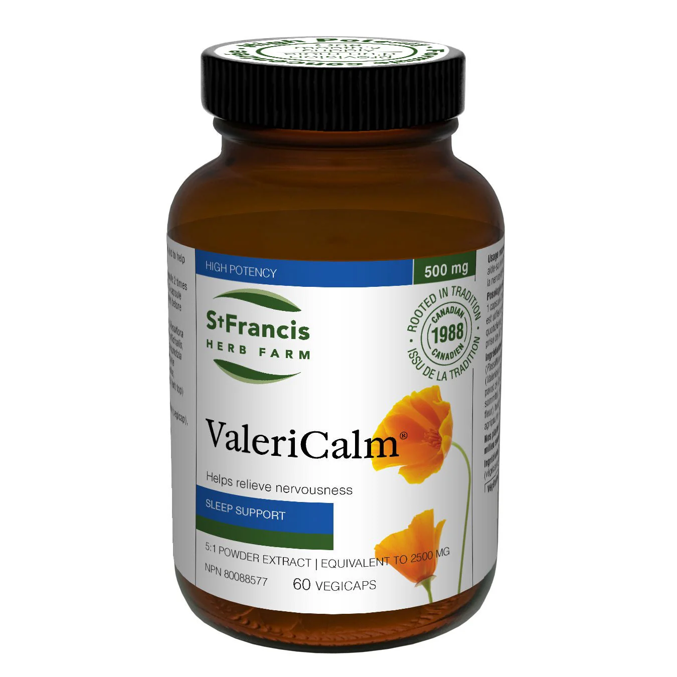 St. Francis ValeriCalm 60 Veg Capsules