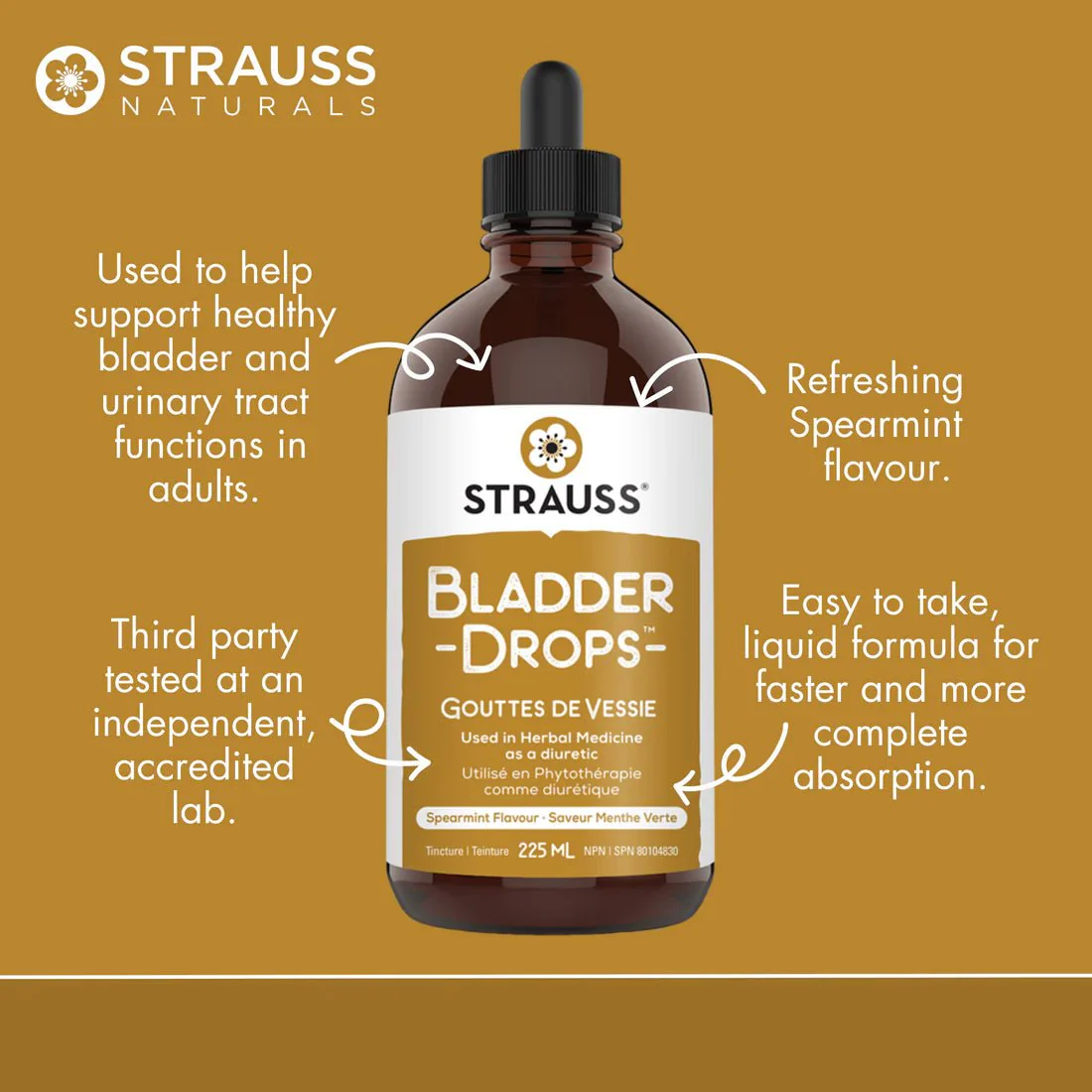 Bladder Drops™ Bladder - Diuretic Support Supplement 225mL - Image 4