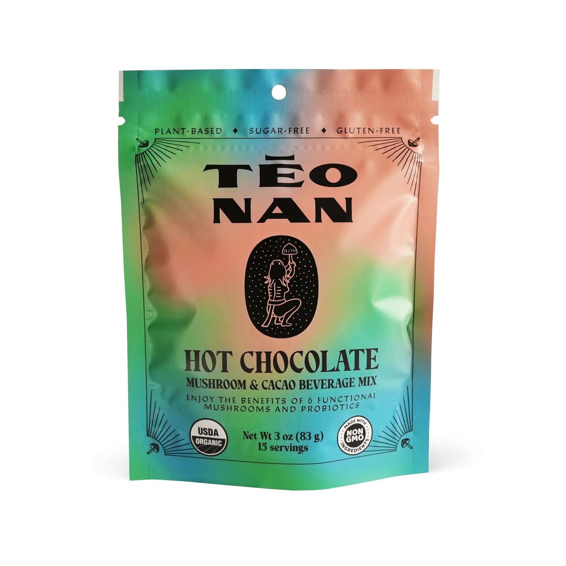 Teonan Hot Chocolate - Cacao Instant, 15 Servings