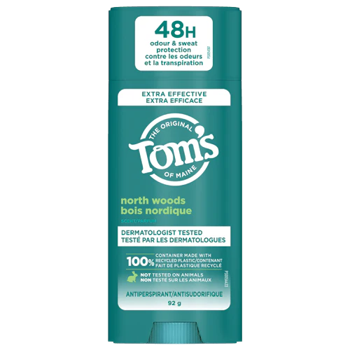 Tom's of Maine 48-Hours Natural Antiperspirant Deodorant 92 Grams, North Woods