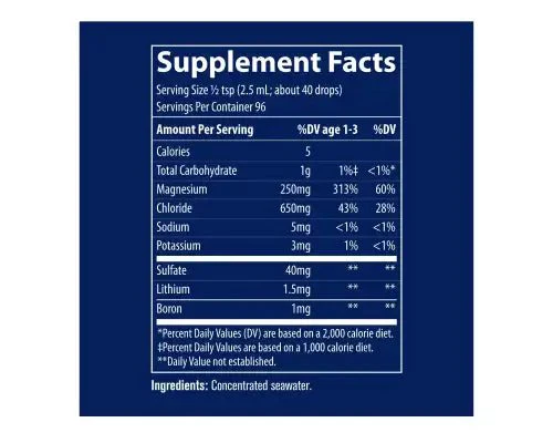 Trace ConcenTrace, Trace Mineral Drops, 120mL, 48 Days - Image 2