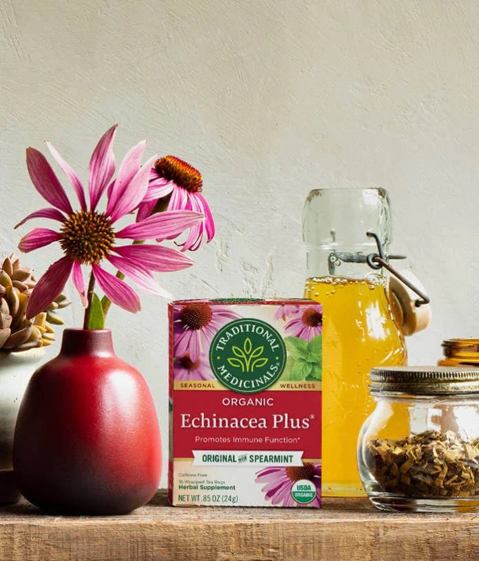 Traditional Medicinals - Organic Echinacea Plus® Tea, 16 Bags - Image 3